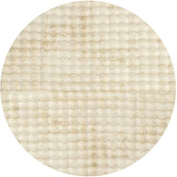 Tara 1722 Natural Modern Machine Washable Round Rug - Rugs Of Beauty - 1