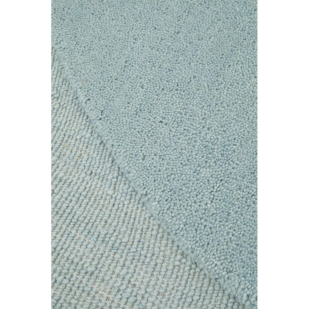 Aspley Pastel Blue Modern Curved Wool Rug - Rugs Of Beauty - 5