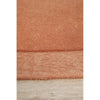 Aspley Tangerine Coral Modern Curved Wool Rug - Rugs Of Beauty - 4