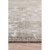 Grey Silver Patterned Hand Knotted Oriental Wool Rug - 4