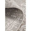 Grey Silver Patterned Hand Knotted Oriental Wool Rug - 6