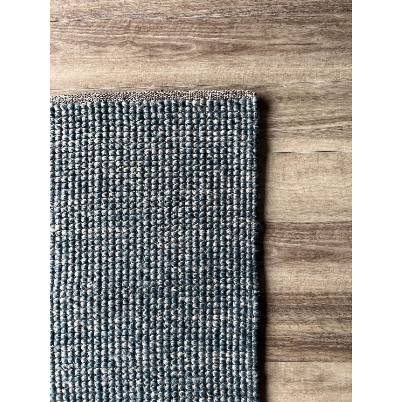 Loop Rugs Grey Althea Loop Dark Grey Wool Polyester Rug – Rugs Of Beauty