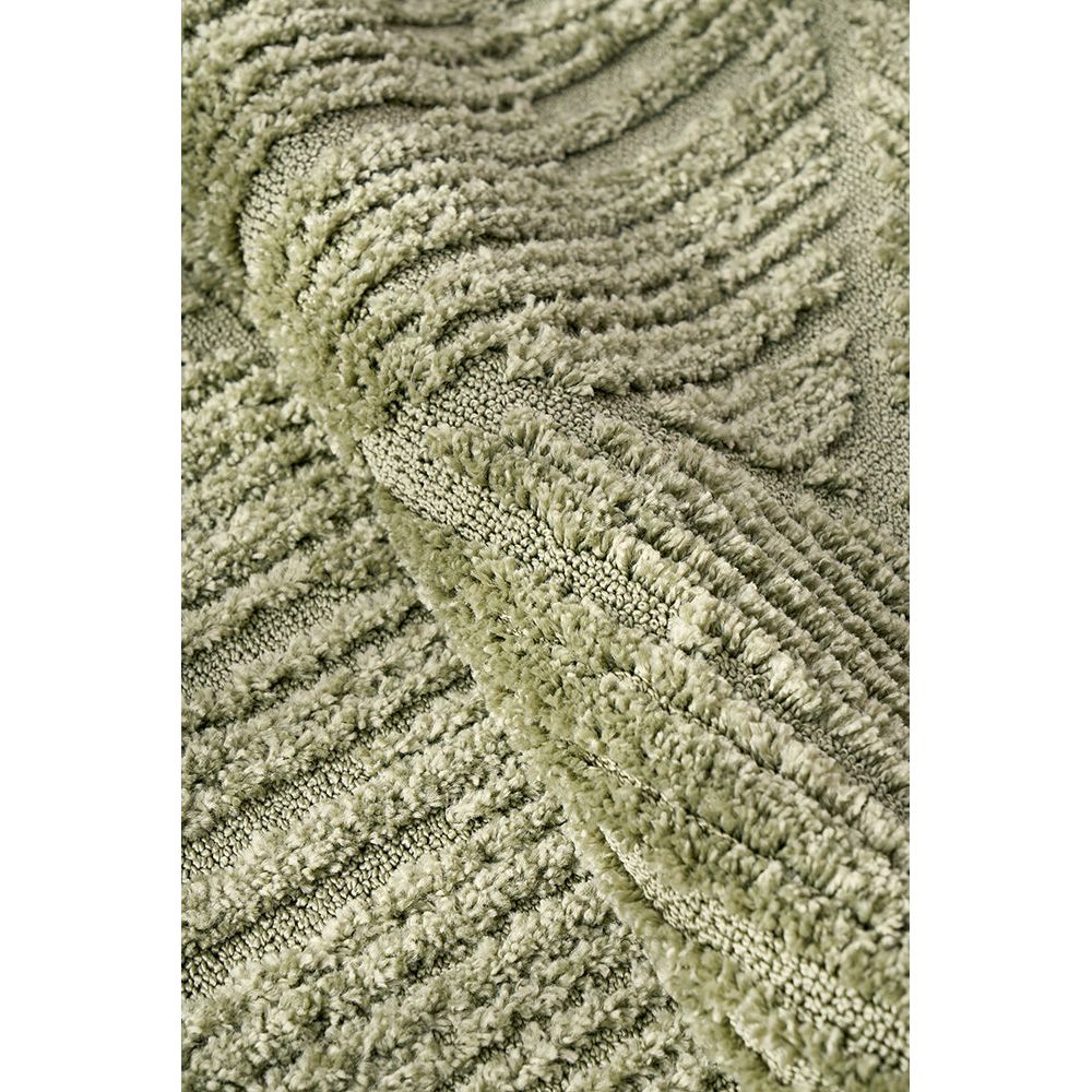 Emerald 755 Green Diamond Patterned Modern Runner Rug - 5