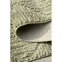 Emerald 755 Green Diamond Patterned Modern Runner Rug - 6