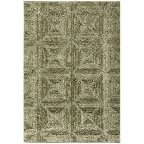 Emerald 755 Green Diamond Patterned Modern Rug - Rugs Of Beauty - 1