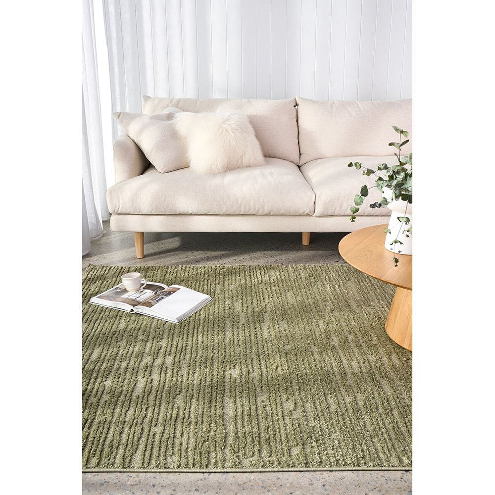 Emerald 756 Green Textured Modern Rug - Rugs Of Beauty - 2
