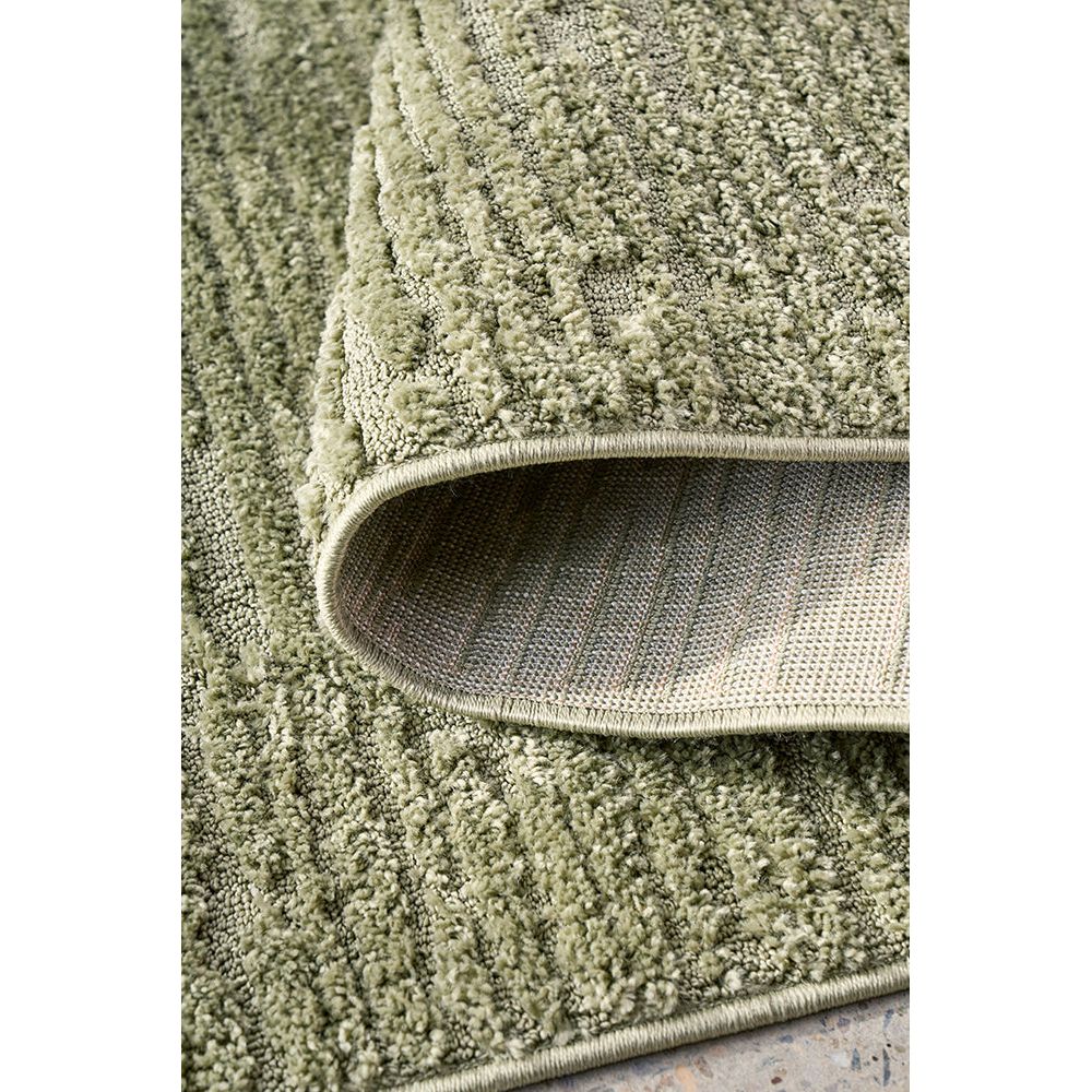 Emerald 756 Green Textured Modern Rug - Rugs Of Beauty - 6