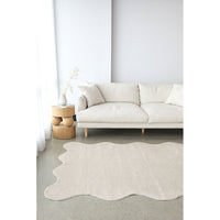 Swansea Beige Machine Washable Modern Rug - Rugs Of Beauty - 2