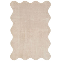 Swansea Beige Machine Washable Modern Rug - Rugs Of Beauty - 1