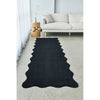 Swansea Black Machine Washable Modern Runner Rug - Rugs Of Beauty - 2