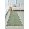 Swansea Green Machine Washable Modern Runner Rug - Rugs Of Beauty - 2
