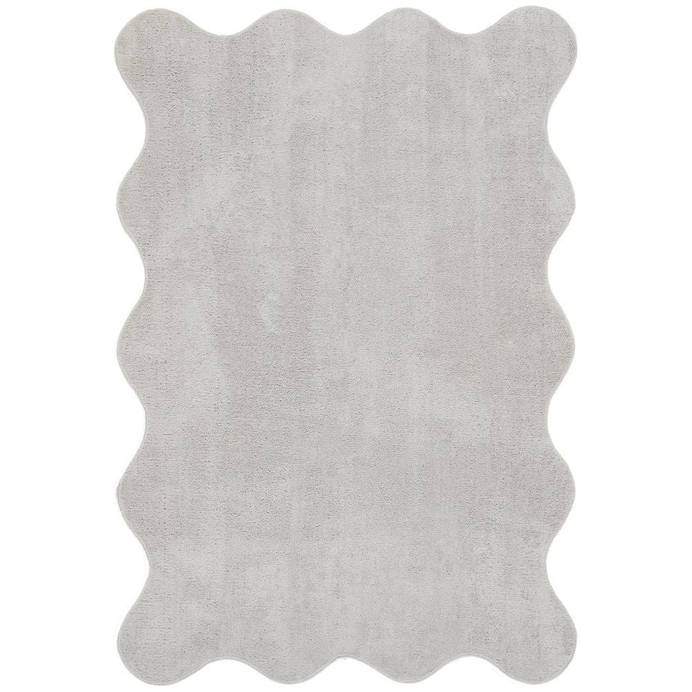 Swansea Silver Grey Machine Washable Modern Rug - Rugs Of Beauty - 1