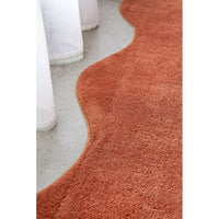 Swansea Terracotta Machine Washable Modern Runner Rug - Rugs Of Beauty - 3