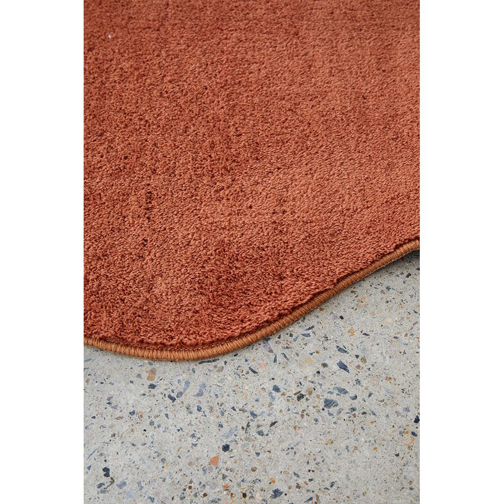 Swansea Terracotta Machine Washable Modern Runner Rug - Rugs Of Beauty - 4