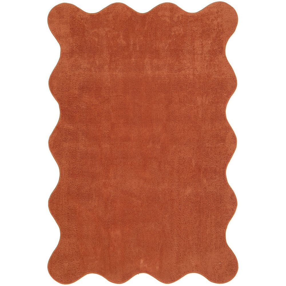Swansea Terracotta Machine Washable Modern Rug - Rugs Of Beauty - 1