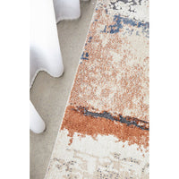Cologne 2736 Blue Tan Multi Coloured Modern Runner Rug - Rugs Of Beauty - 4