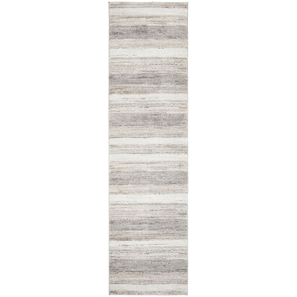 Cologne 2738 Silver Grey Multi Coloured Modern Runner Rug - Rugs Of Beauty - 1