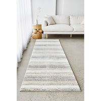 Cologne 2738 Silver Grey Multi Coloured Modern Runner Rug - Rugs Of Beauty - 2