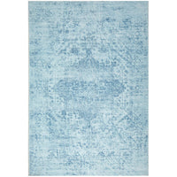 Toronto 525 Aquamarine Blue Modern Machine Washable Rug - Rugs Of Beauty - 1