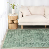 Toronto 525 Emerald Green Modern Machine Washable Rug - Rugs Of Beauty - 2