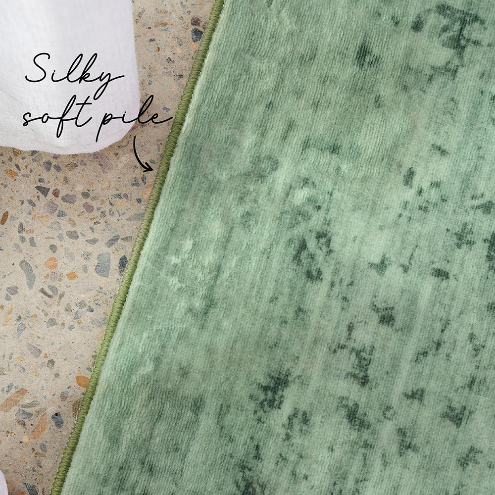 Toronto 525 Emerald Green Modern Machine Washable Rug - Rugs Of Beauty - 4