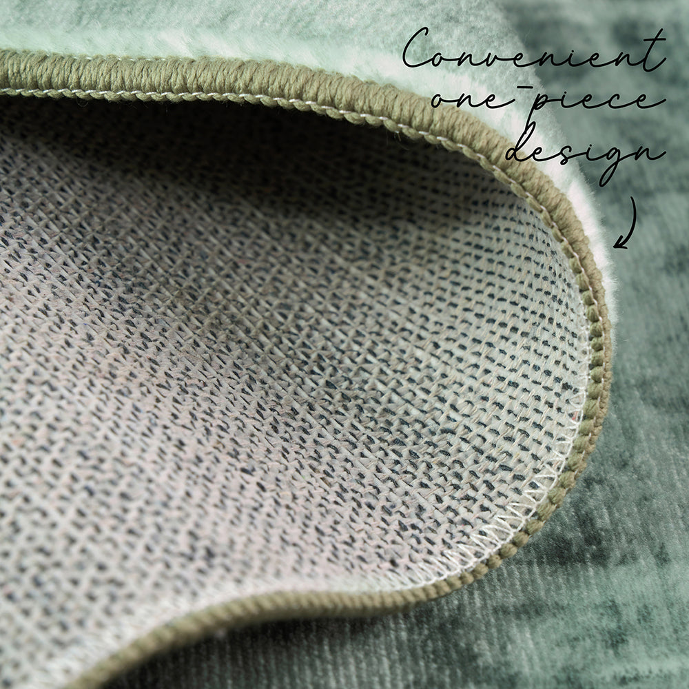 Toronto 525 Emerald Green Modern Machine Washable Rug - Rugs Of Beauty - 7