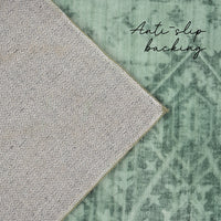 Toronto 525 Emerald Green Modern Machine Washable Rug - Rugs Of Beauty - 8