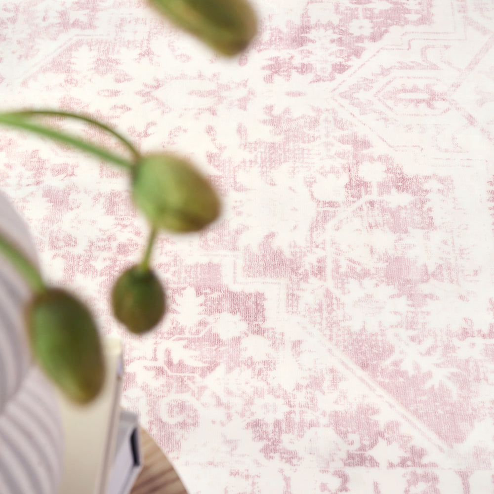 Toronto 525 Rose Quartz Modern Machine Washable Rug - Rugs Of Beauty - 3