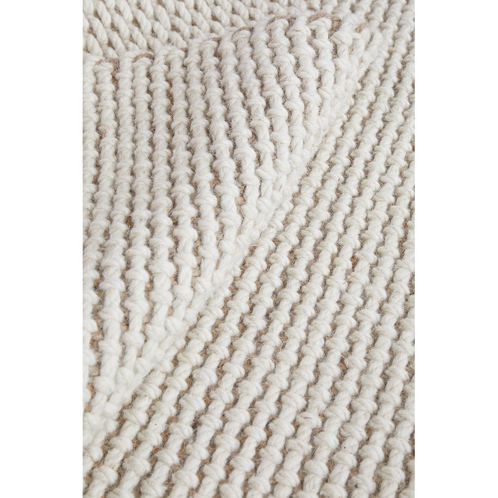 Albany 4722 Cream Natural Wool Jute Runner Rug - Rugs Of Beauty - 4
