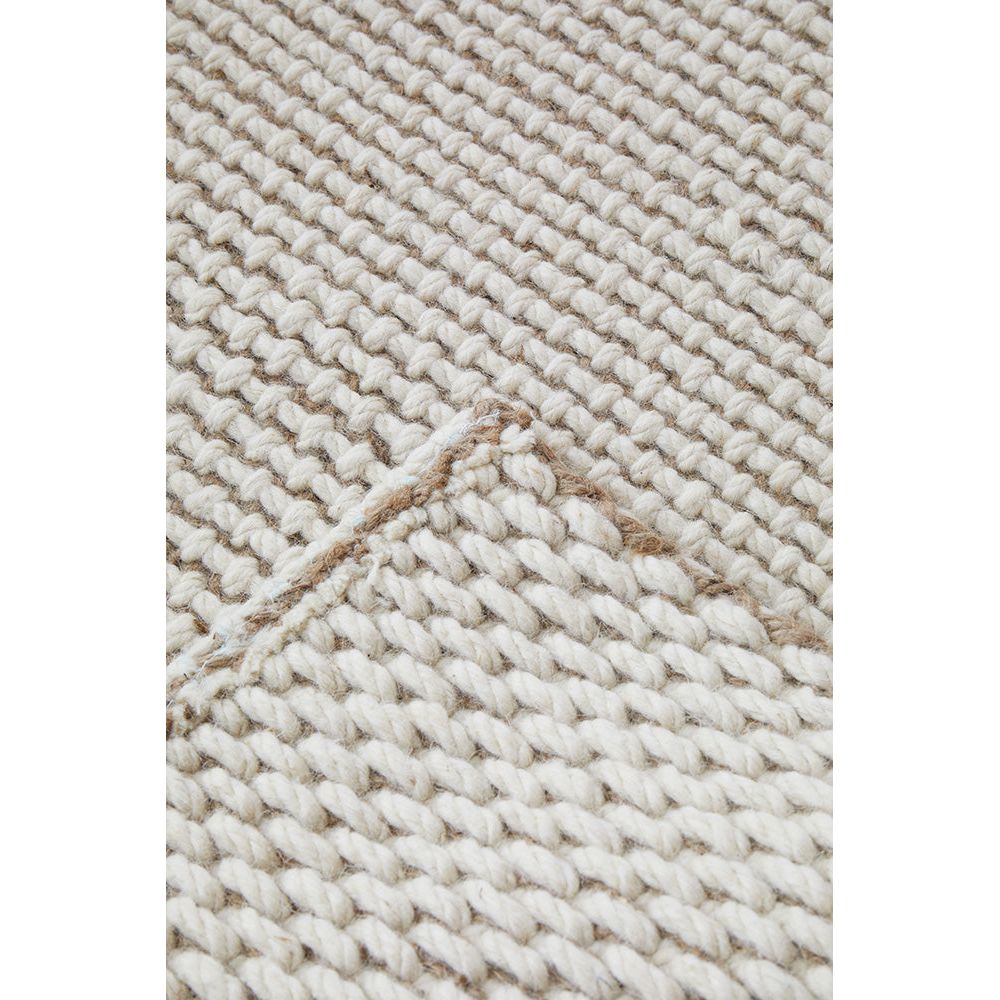 Albany 4722 Cream Natural Wool Jute Runner Rug - Rugs Of Beauty - 5