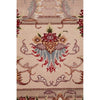 Persian Tabriz Medallion Peach Beige Multi Colour Hand Knotted Wool Rug - Rugs Of Beauty - 6