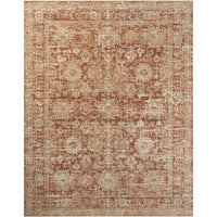 Medowie 1726 Brick Tan Red Earth Multi Coloured Textured Transitional Rug - Rugs Of Beauty - 1