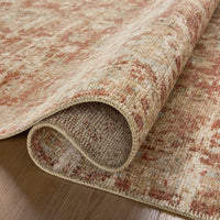 Medowie 1726 Brick Tan Red Earth Multi Coloured Textured Transitional Rug - Rugs Of Beauty - 6