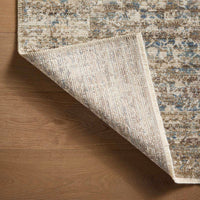 Medowie 1728 Blue Earth Multi Coloured Textured Transitional Rug - Rugs Of Beauty - 4