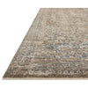 Medowie 1728 Blue Earth Multi Coloured Textured Transitional Rug - Rugs Of Beauty - 6
