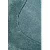 Hayman Aqua Blue Wool Viscose Modern Runner Rug - Rugs Of Beauty - 5