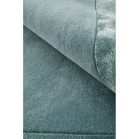 Hayman Aqua Blue Wool Viscose Modern Runner Rug - Rugs Of Beauty - 7