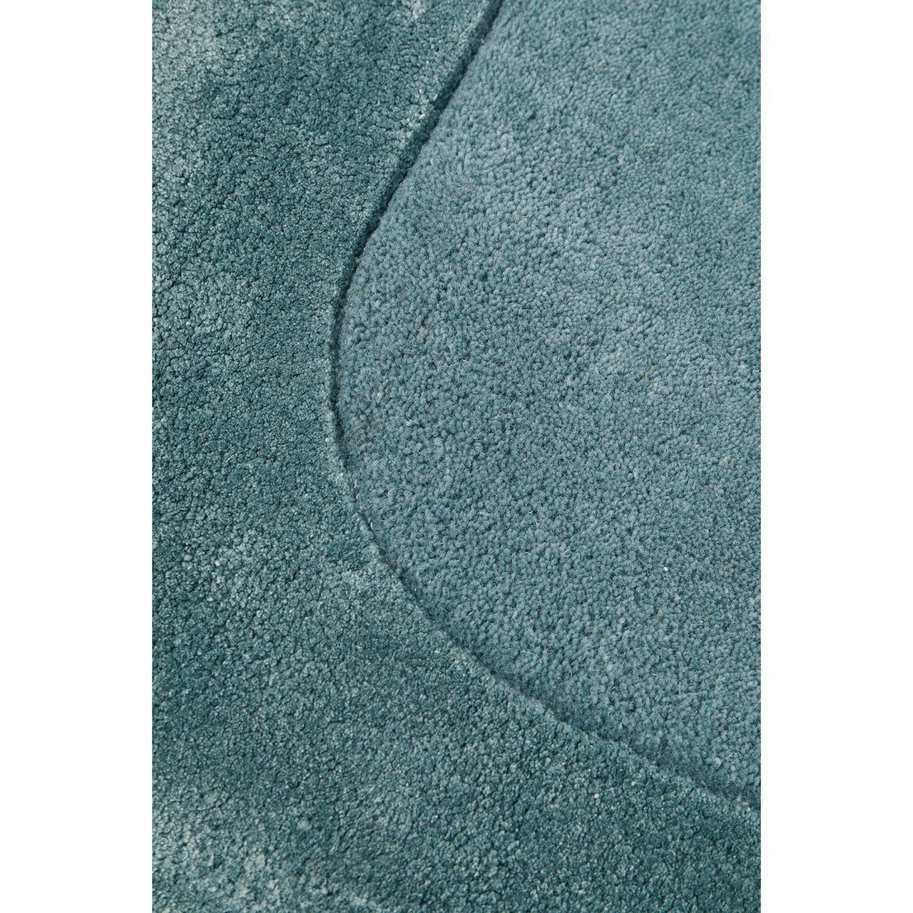 Hayman Aqua Blue Wool Viscose Modern Rug - Rugs Of Beauty - 5