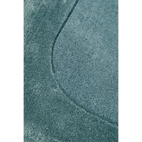 Hayman Aqua Blue Wool Viscose Modern Rug - Rugs Of Beauty - 5