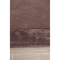 Hayman Plum Purple Wool Viscose Modern Runner Rug - Rugs Of Beauty - 4