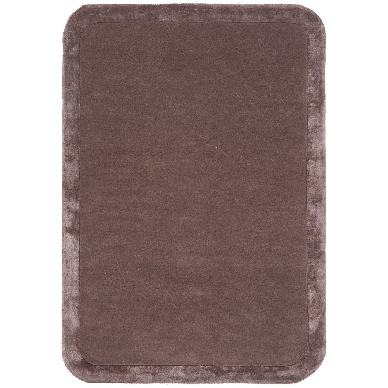 Hayman Plum Purple Wool Viscose Modern Rug - Rugs Of Beauty - 1