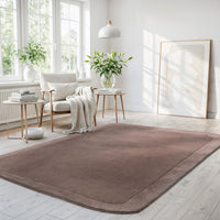 Hayman Plum Purple Wool Viscose Modern Rug - Rugs Of Beauty - 2