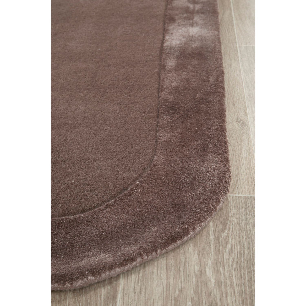 Hayman Plum Purple Wool Viscose Modern Rug - Rugs Of Beauty - 3