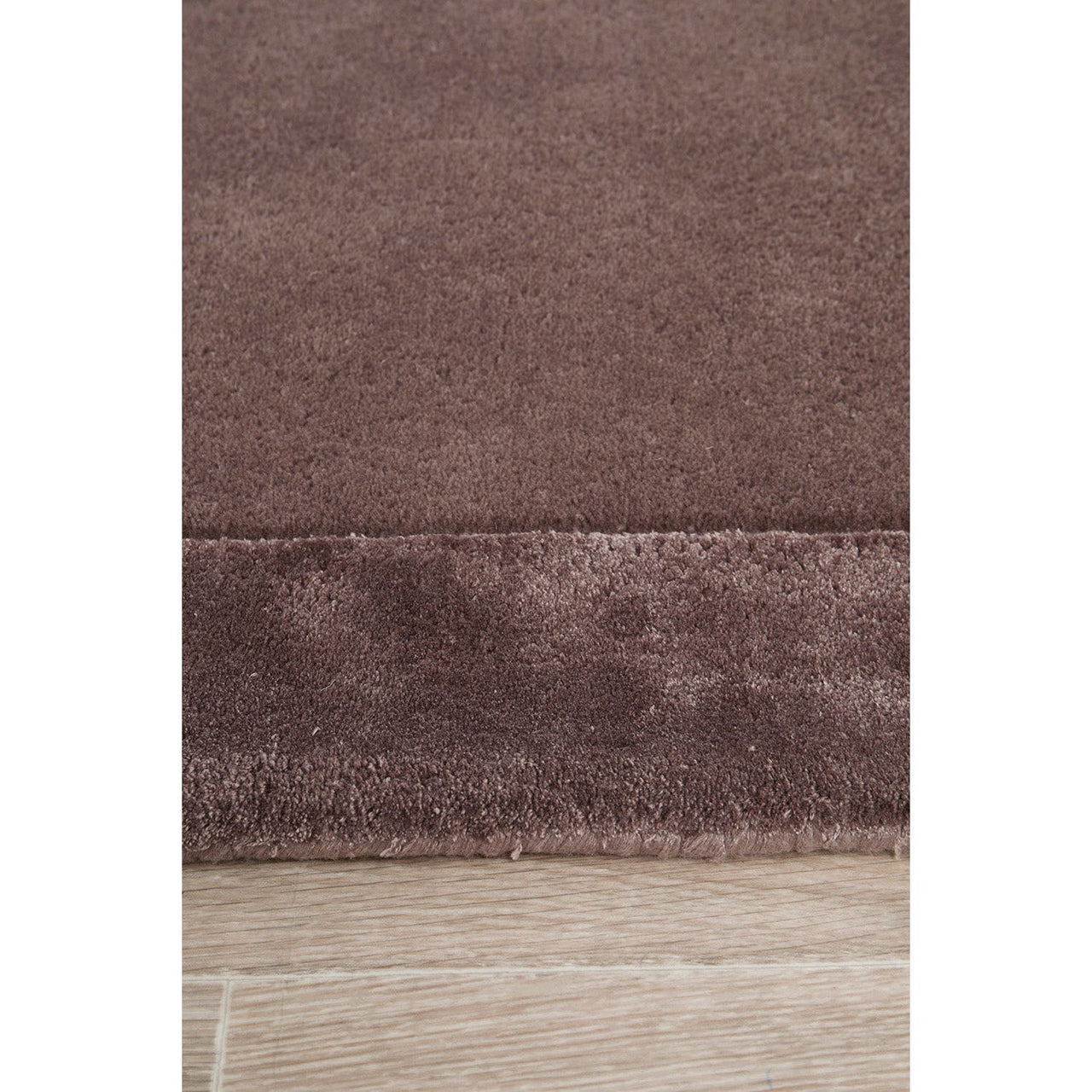 Hayman Plum Purple Wool Viscose Modern Rug - Rugs Of Beauty - 4