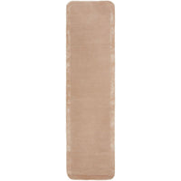 Hayman Nude Neutral Wool Viscose Modern Runner Rug - Rugs Of Beauty - 1