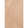 Hayman Nude Neutral Wool Viscose Modern Runner Rug - Rugs Of Beauty - 5