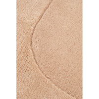 Hayman Nude Neutral Wool Viscose Modern Runner Rug - Rugs Of Beauty - 5