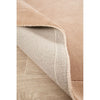 Hayman Nude Neutral Wool Viscose Modern Runner Rug - Rugs Of Beauty - 6