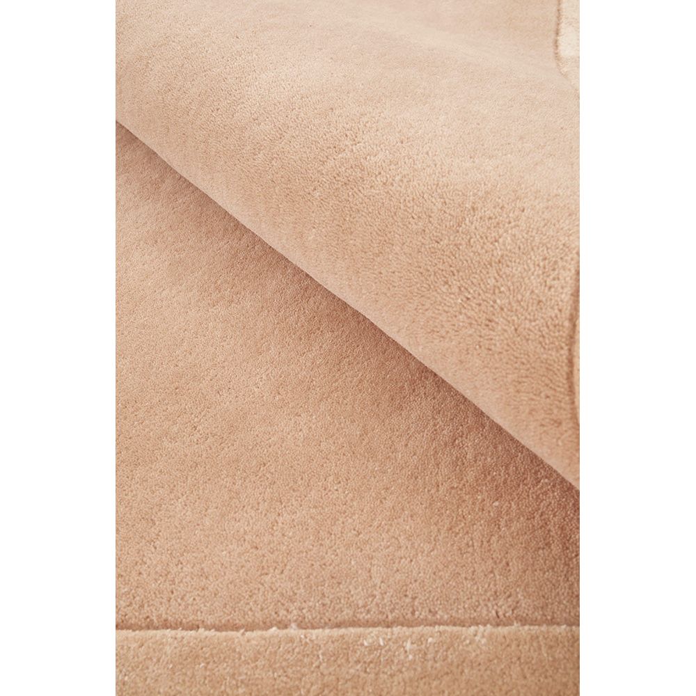 Hayman Nude Neutral Wool Viscose Modern Runner Rug - Rugs Of Beauty - 7