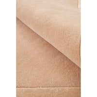 Hayman Nude Neutral Wool Viscose Modern Runner Rug - Rugs Of Beauty - 7